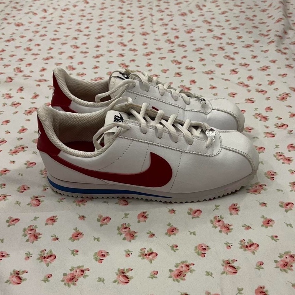 Nike Cortez White and Red Classic